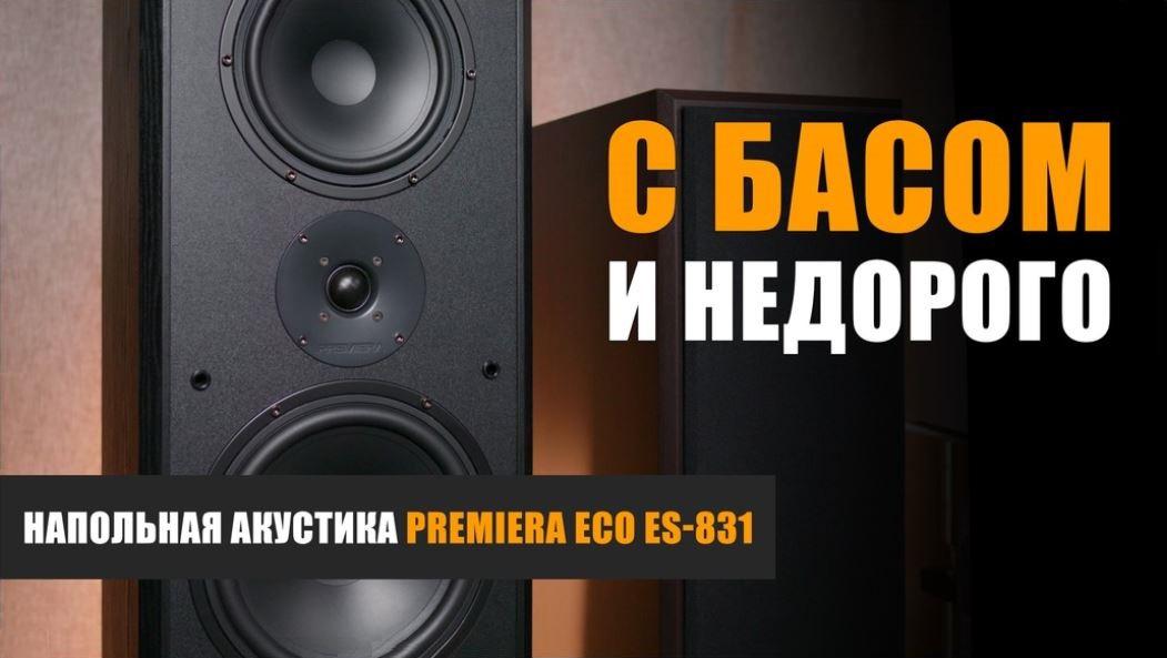 С басом и недорого. Обзор напольной акустики PREMIERA ECO ES-831